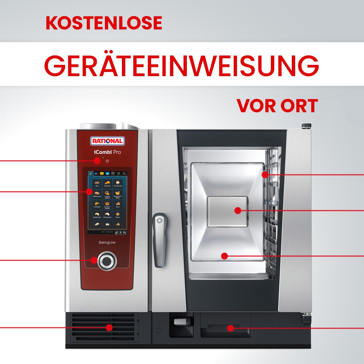 Kostenlose Geräteeinweisung vor Ort