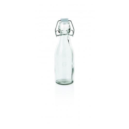 WAS Bügelverschlussflasche 0,25 Liter Ø 5,5 cm Glas