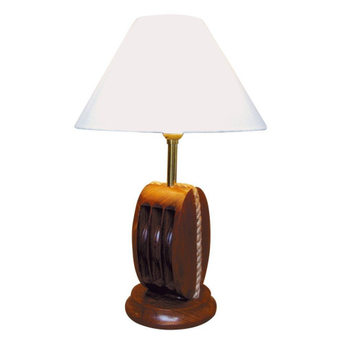 SeaClub Lampe-Blockrolle Holz