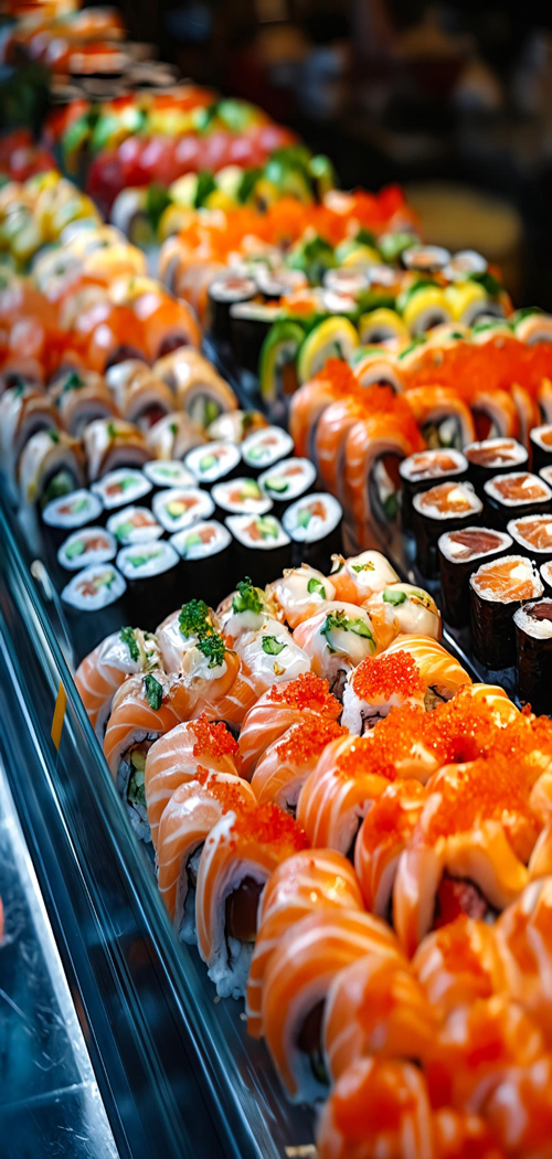 Sushi gekuehlt Banner Horizontal